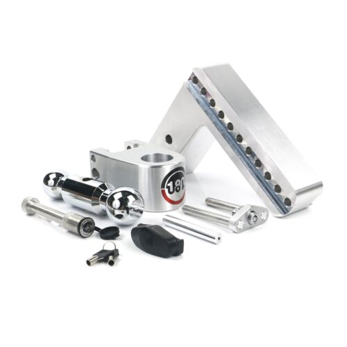 Weigh Safe Turnover Ball 8" Drop Hitch with 3" Shank Keyed Alike WS05 Included