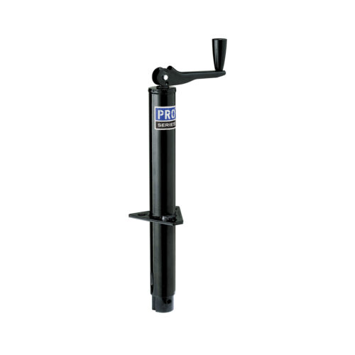 Bulldog Round Trailer Jack EA20000303 A-Frame 2,000 lbs Topwind, Bolt-On