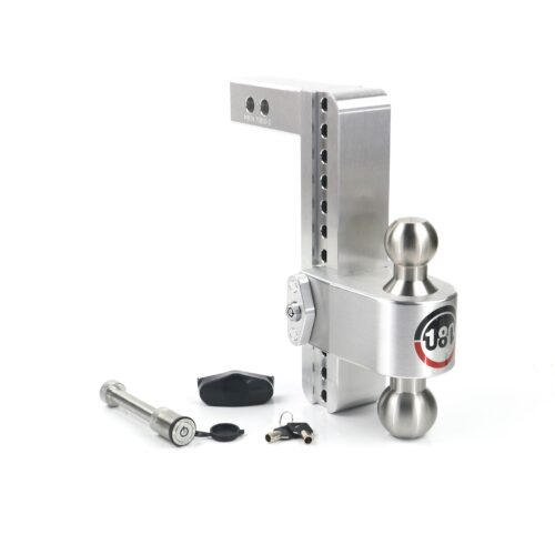 Weigh Safe Turnover Ball 10" Drop Hitch with 2" Shank Keyed Alike WS05 Included