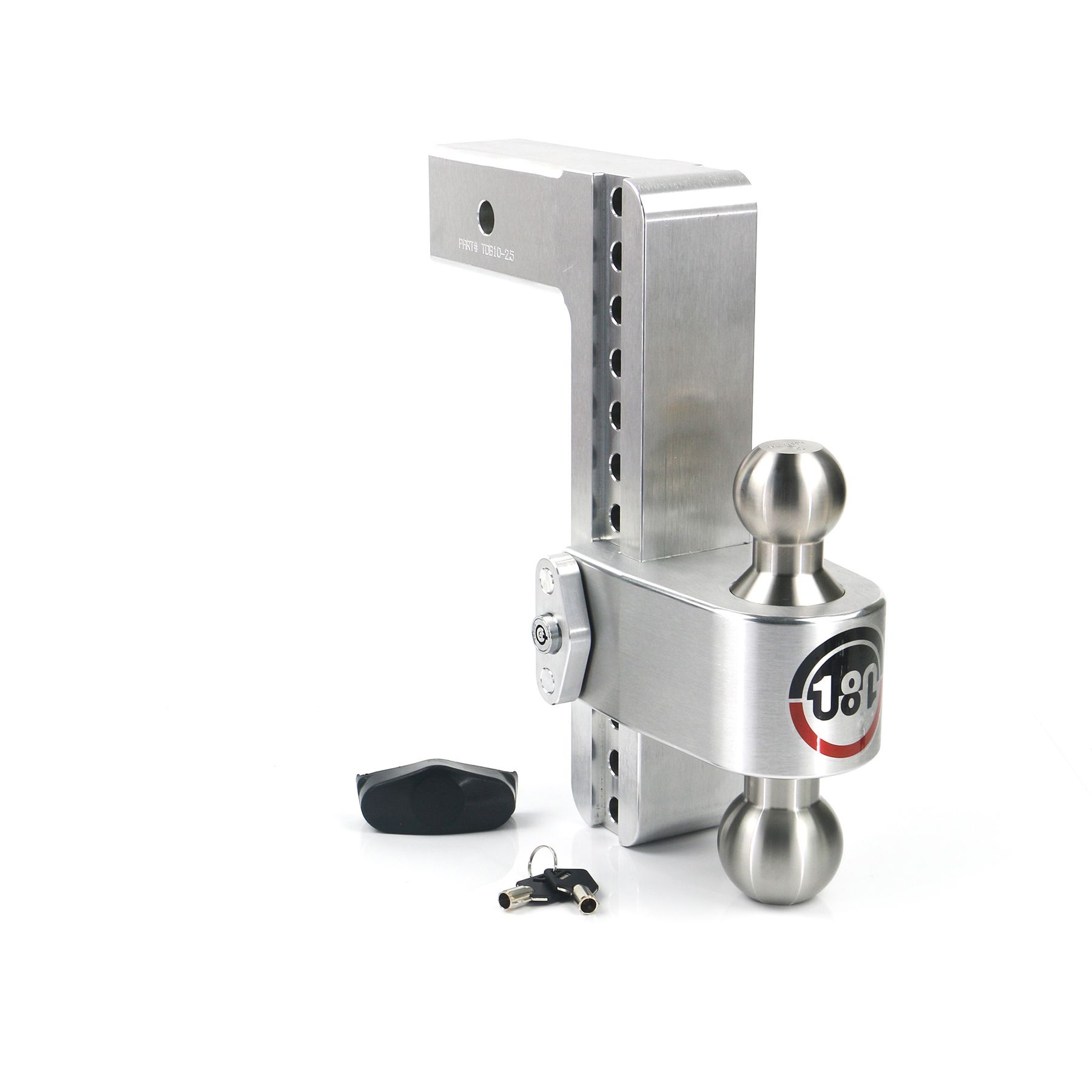 Weigh Safe Turnover Ball 10" Drop Hitch with 2.5" Shank