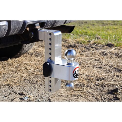 Weigh Safe Turnover Ball 10" Drop Hitch with 2" Shank
