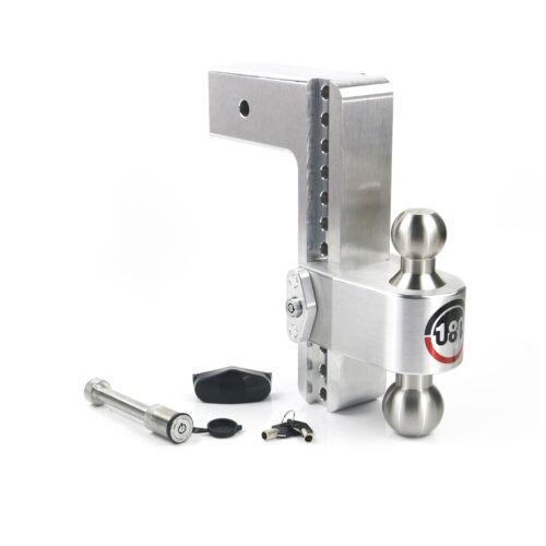 Weigh Safe Turnover Ball 10" Drop Hitch with 3" Shank Keyed Alike WS05 Included