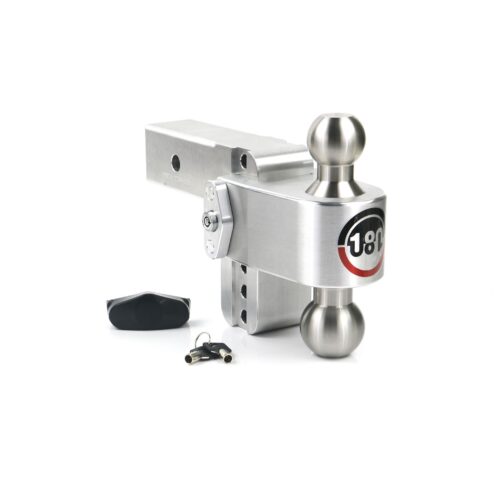 Weigh Safe Turnover Ball 4" Drop Hitch with 2.5" Shank