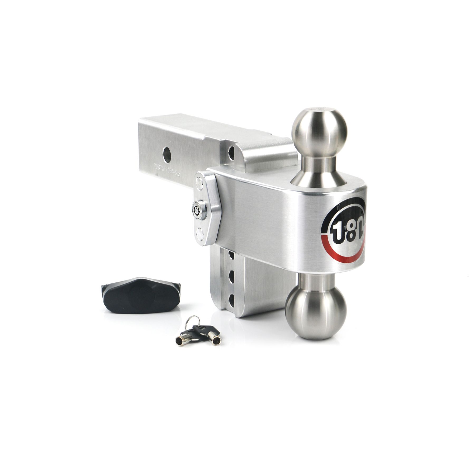 Weigh Safe Turnover Ball 4" Drop Hitch with 2.5" Shank