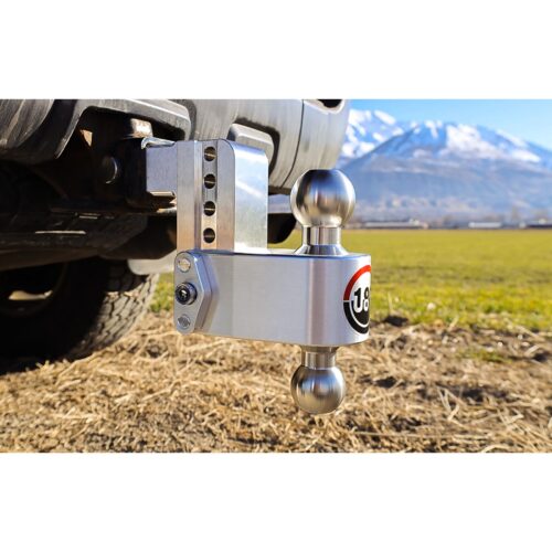 Weigh Safe Turnover Ball 4" Drop Hitch with 2" Shank