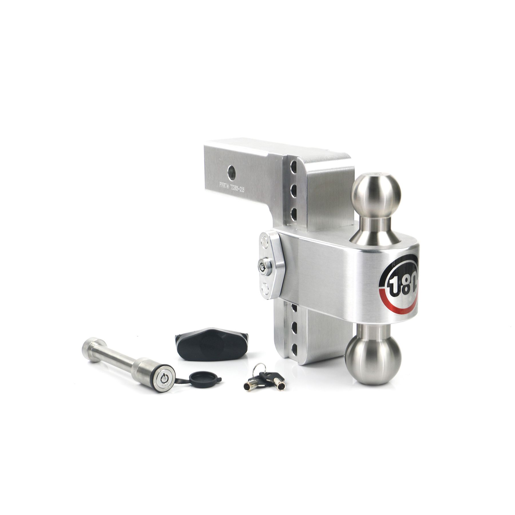 Weigh Safe Turnover Ball 6" Drop Hitch with 2.5" Shank Keyed Alike WS05 Included