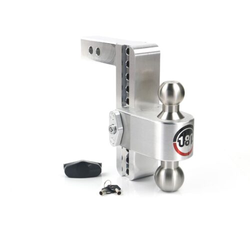 Weigh Safe Turnover Ball 8" Drop Hitch with 2" Shank
