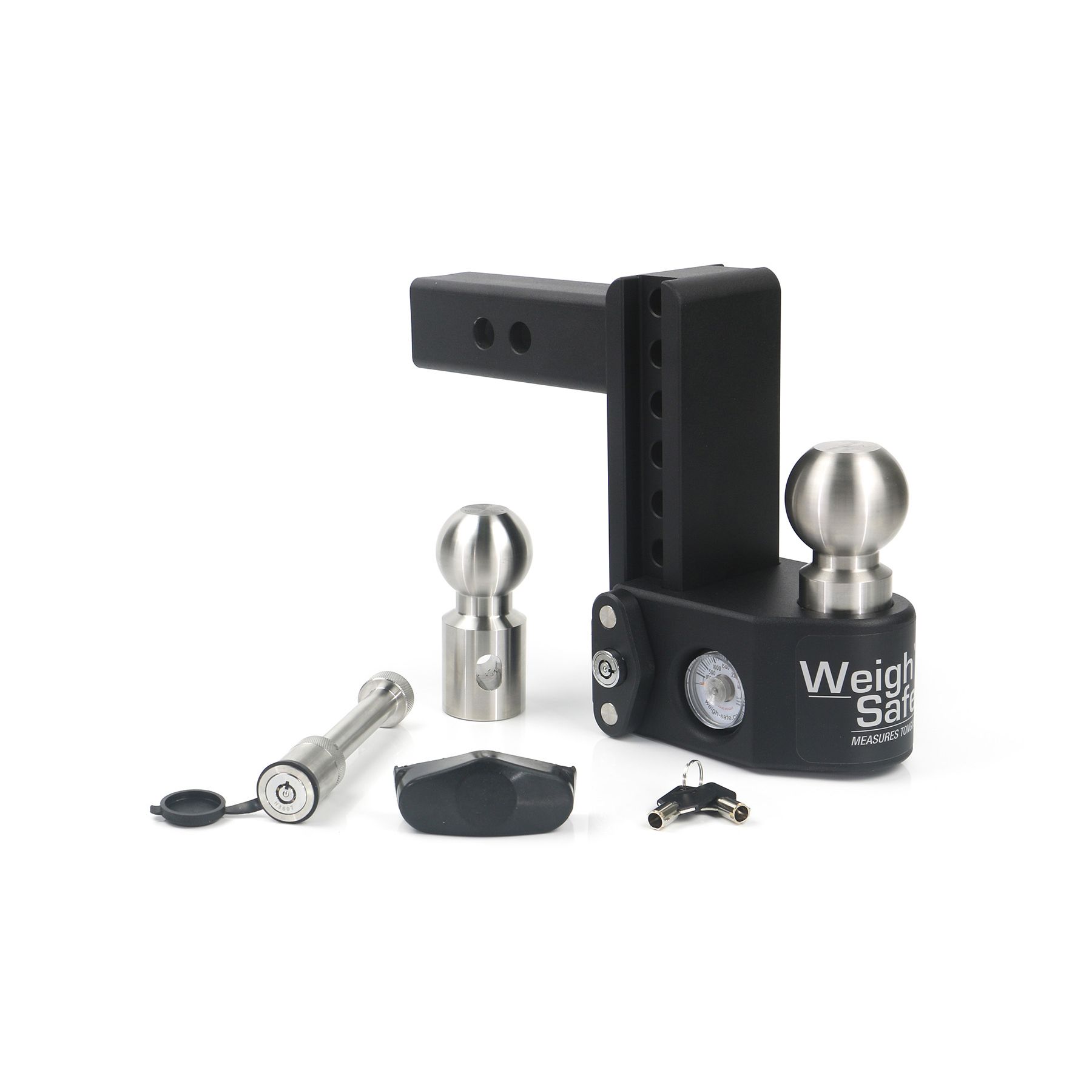 Weigh Safe Steel Weigh Safe 6" Drop Hitch with 2" Shank Keyed Alike WS05 Included