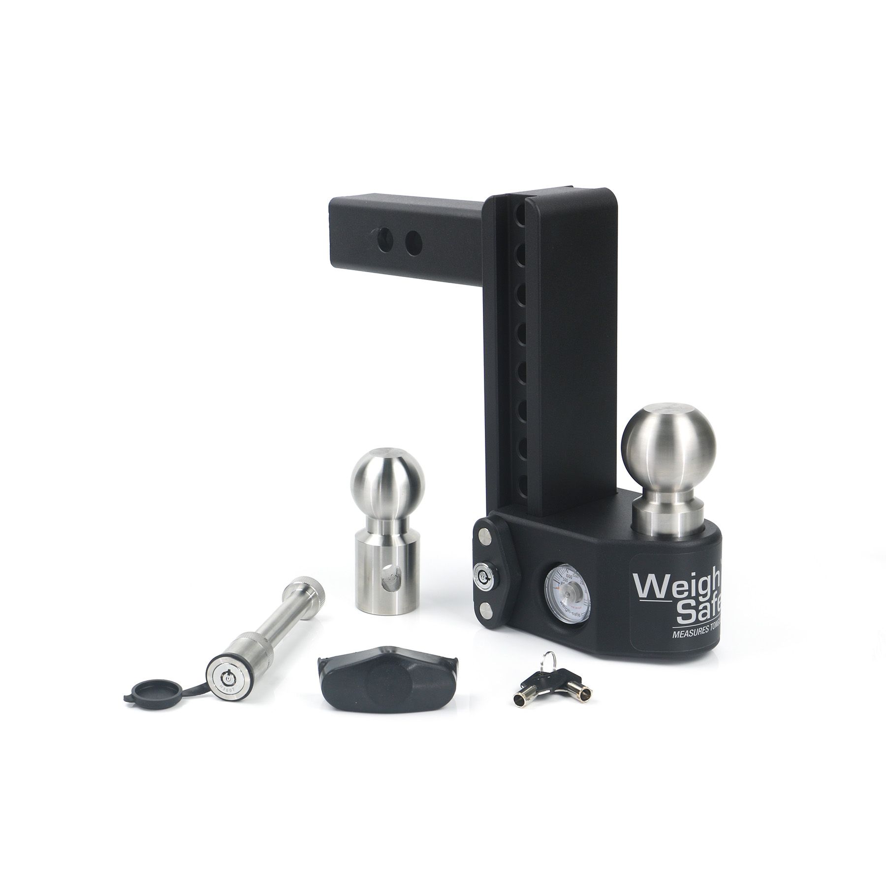 Weigh Safe Steel Weigh Safe 8" Drop Hitch with 2" Shank Keyed Alike WS05 Included