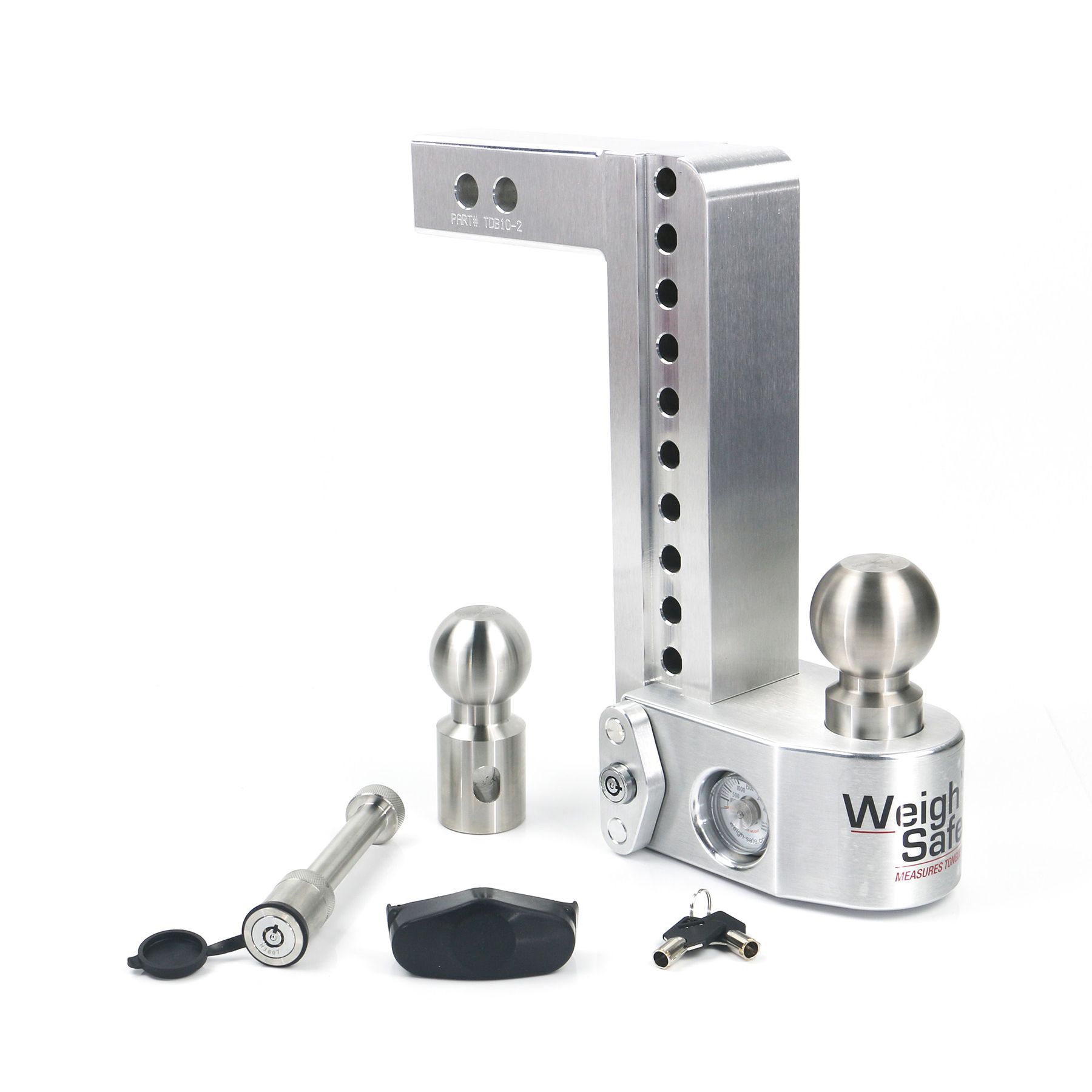 Weigh Safe 10" Drop Hitch with 2" Shank Keyed Alike WS05 Included