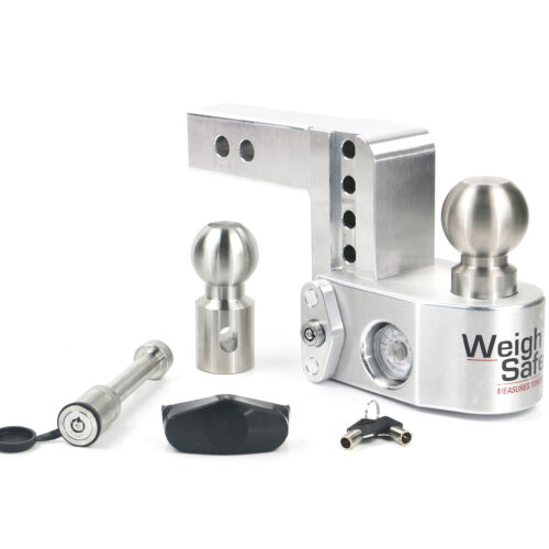 Weigh Safe WS4-2-KA 4" Drop Hitch with 2" Shank Keyed Alike 
