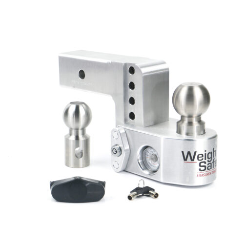 Weigh Safe WS4-2.5 4" Drop Hitch with 2.5" Shank 