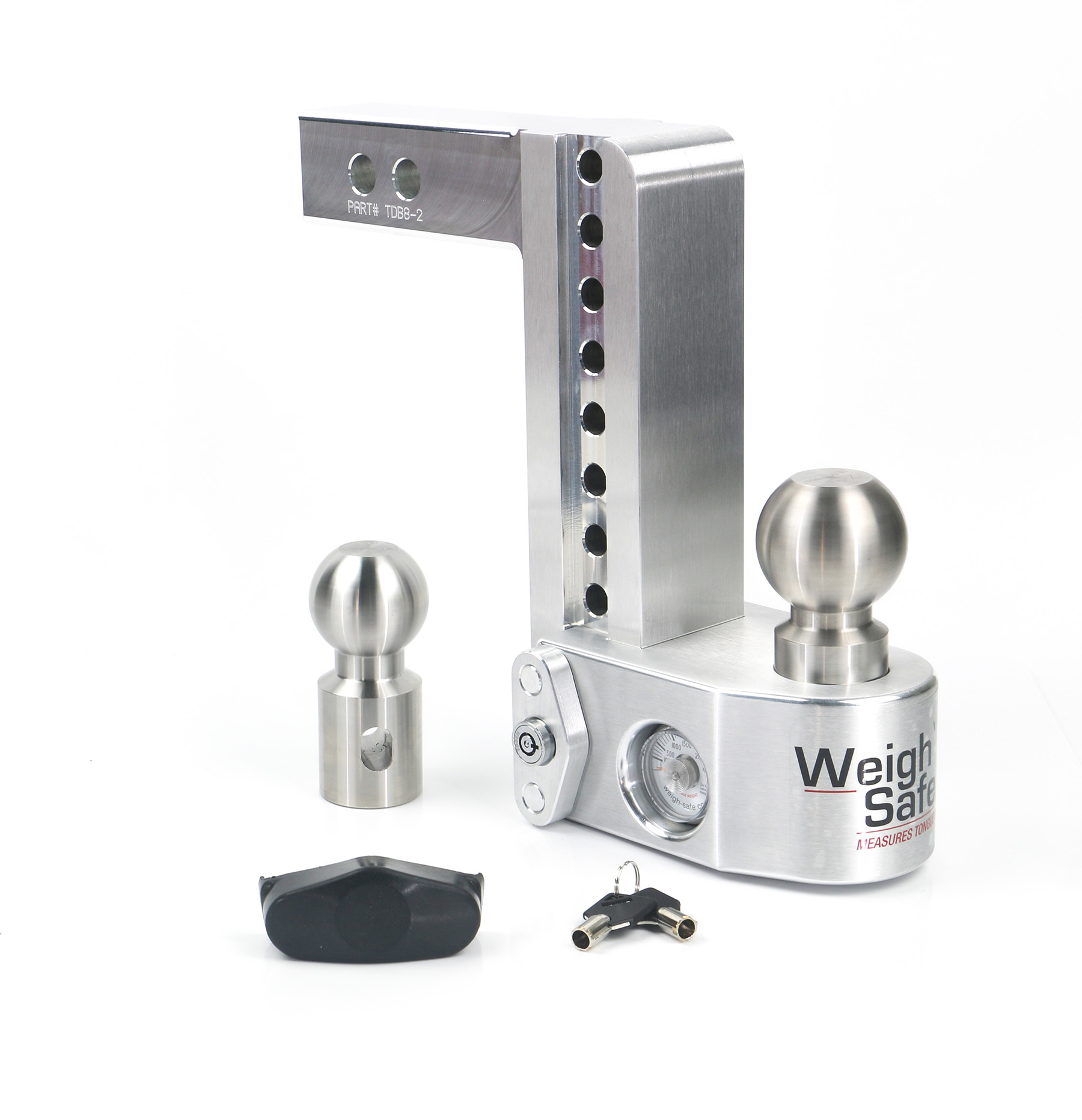 Weigh Safe WS8-2 8"  Drop Hitch with 2" Shank 