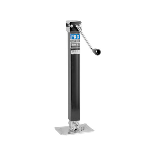 Bulldog Square Trailer Jack 1400850383, 8,000 lbs. Capacity, Topwind, Weld-On