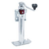 Bulldog Round Trailer Jack 151464, Side Mount, 2,000 lbs. Topwind, Weld-On