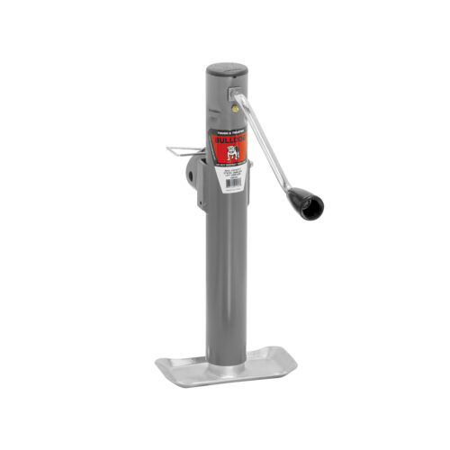 Bulldog Round Trailer Jack 158109, Side Mount, 2,000 lbs. Sidewind, Weld-On