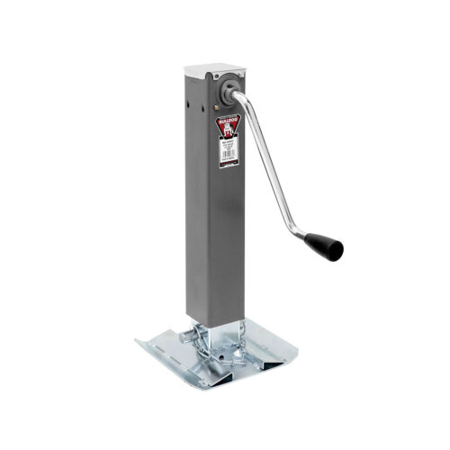 Bulldog Square Trailer Jack 180405, 10,000 lbs.Capacity, Sidewind, Weld-On