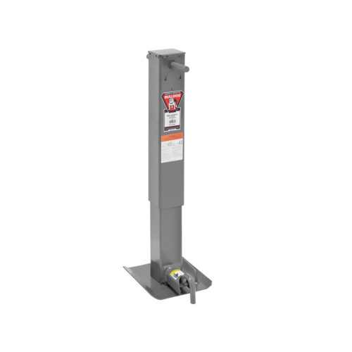 Bulldog HD Square Trailer Jack 182411 12,000 lbs Sidewind 12.5" Travel No Handle