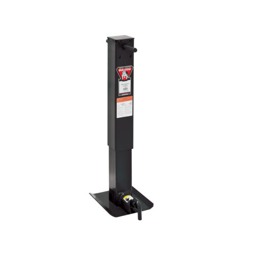Bulldog HD Square Trailer Jack 182805 12,000 lbs Sidewind 12.5" Travel No Handle