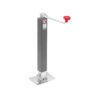 Bulldog Square Trailer Jack 190704, No Mount, 8,000 lbs. Topwind, Weld-On