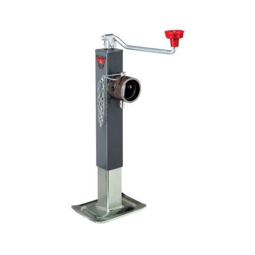 Bulldog Square Trailer Jack 190705, Side Mount, 8,000 lbs. Topwind, Weld-On