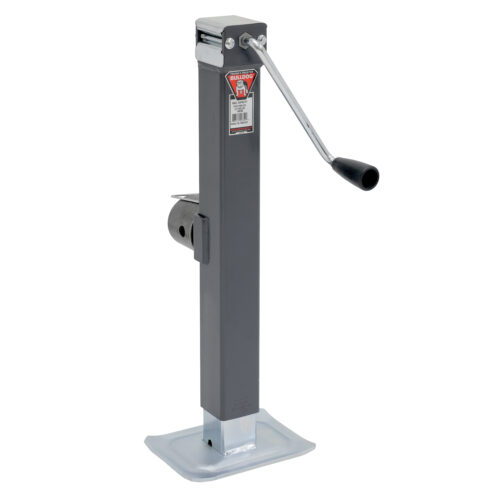 Bulldog Square Trailer Jack 190756, Side Mount, 8,000 lbs. Sidewind, Weld-On