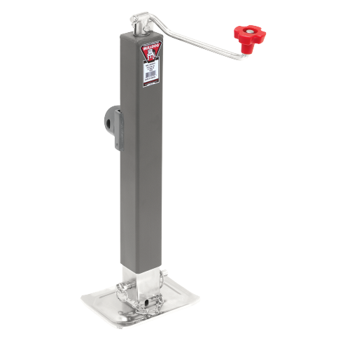 Bulldog Square Trailer Jack 195306, 5,000 lbs.Capacity, Topwind, Weld-On