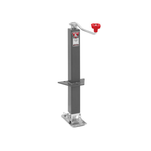Bulldog Square Trailer Jack 195318, A-Frame 5,000 lbs., Topwind, Weld-On