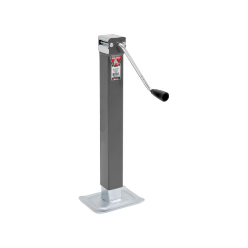 Bulldog Square Trailer Jack 195354, 5,000 lbs.Capacity, Sidewind, Weld-On