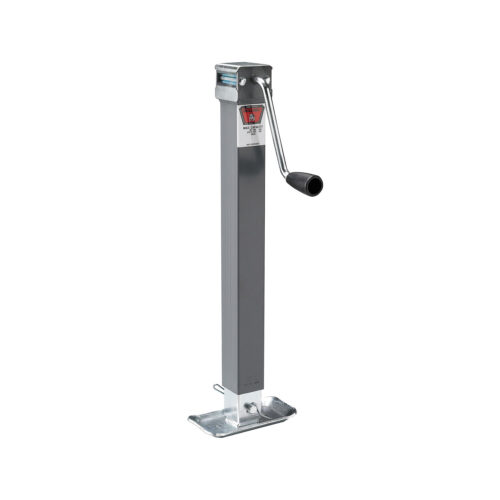 Bulldog Square Trailer Jack 195354, 5,000 lbs.Capacity, Sidewind, Weld-On