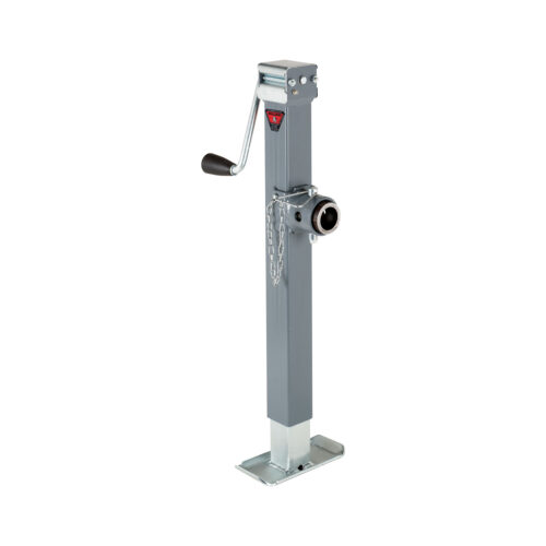 Bulldog Square Trailer Jack 195356, 5,000 lbs.Capacity, Sidewind, Weld-On