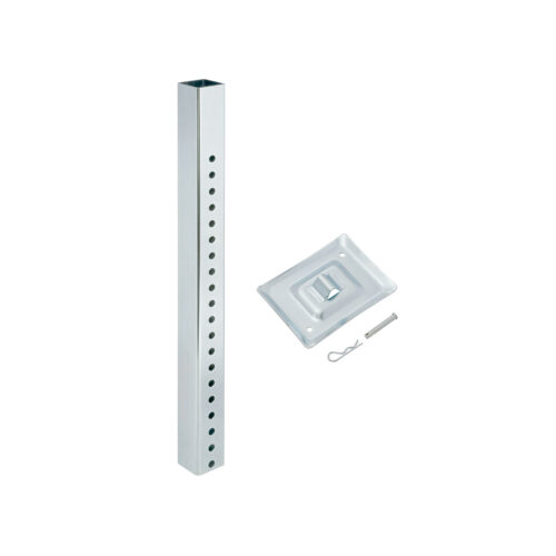 Bulldog Trailer Jack Replacement Part 500367, Drop Leg and Foot Plate
