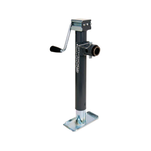Bulldog Round Trailer Jack 178203, Side Mount, 5,000 lbs. Sidewind, Weld-On
