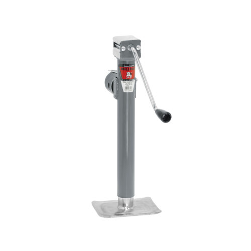 Bulldog Round Trailer Jack 198250, Side Mount, 7,000 lbs. Sidewind, Weld-On