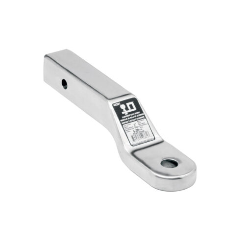 Draw-Tite Trailer Hitch Ball Mount, 40382 | 800lbs Capacity, Silver