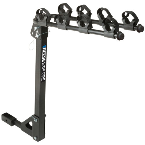 Reese Trailer Hitch Bike Carrier, 1393100G 4-Bike, 1-1/4 Inch and 2 Inch Receiver