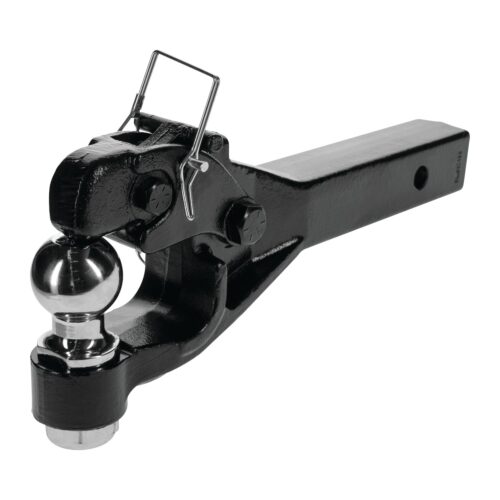 Draw-Tite Pintle Hook & Ball Combination, 63041 2" Shank 12K Capacity Hook  2" Ball 7K