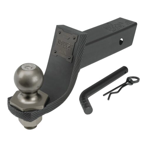 Reese Tactical Hitch Ball Mount, 7092500  Fits 2" Shank, 3.25" Drop, 5,000 lbs. Matte Black