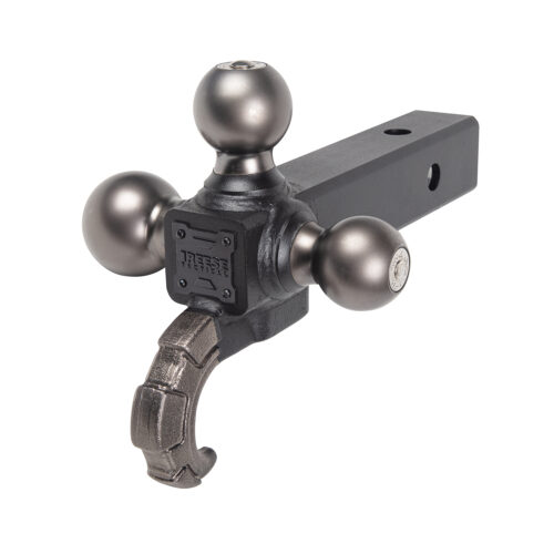 Reese Tri-Ball Hitch Ball Mount w/Tow Hook, 7095620, 1-7/8", 2", 2-5/16" Hitch Balls  2" Shank, 10,000 lbs.