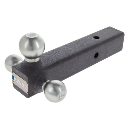 Reese Tri-Ball Hitch Ball Mount, 7096400 (1-7/8", 2", 2-5/16" Trailer Hitch Balls), Fits 2" Shank, 16,000 lbs.