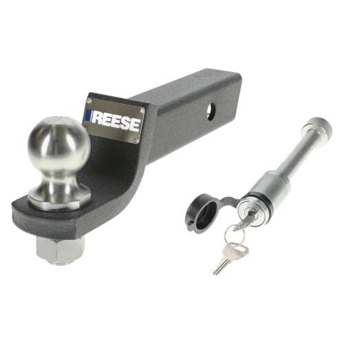 Reese Ball Mount Security Kit, 7096600 Fits 2" Shank, 2" Drop, 7,500 lbs. Dogbone Style  Lock