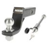Reese Ball Mount Security Kit, 7096700 Fits 2" Shank, 4" Drop, 7,500 lbs. Dogbone Style  Lock