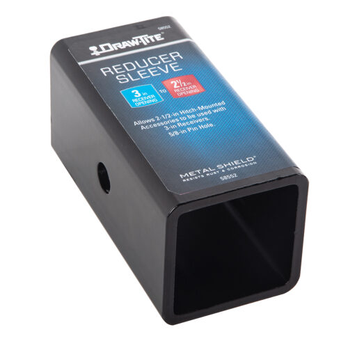 Draw-Tite Trailer Hitch Adapter, 58552 3" to 2-1/2" Square Receiver, 6" Length